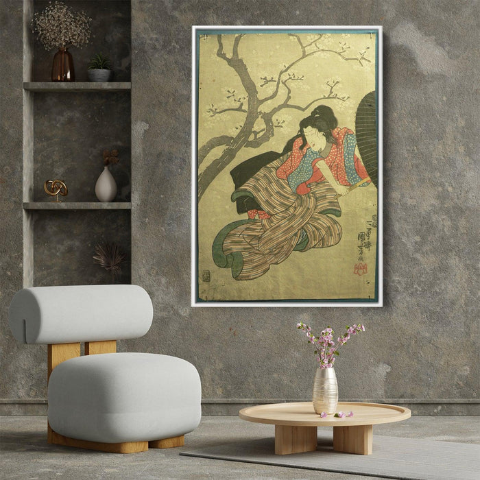 Woman Samurai by Utagawa Kuniyoshi - Canvas Artwork