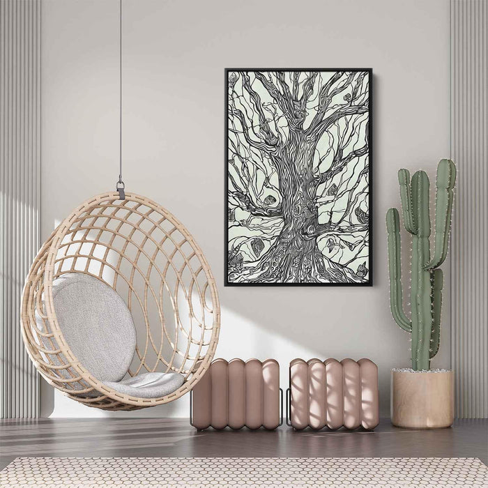 Line Art Tree #234 - Kanvah