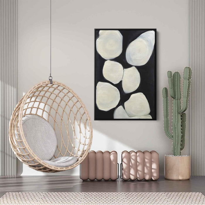 White Abstract Flower #209 - Kanvah