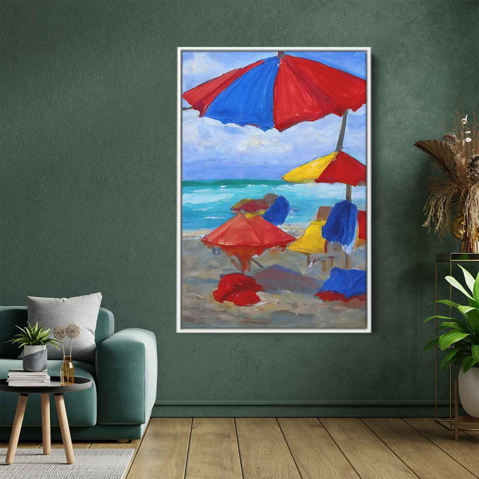 Abstract Beach Umbrellas #223 - Kanvah