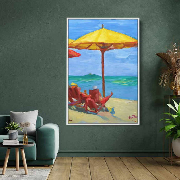 Abstract Beach Umbrellas #226 - Kanvah