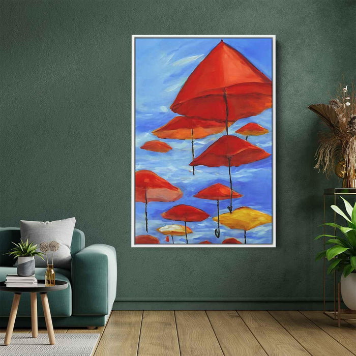 Abstract Beach Umbrellas #229 - Kanvah