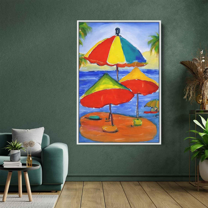 Abstract Beach Umbrellas #233 - Kanvah