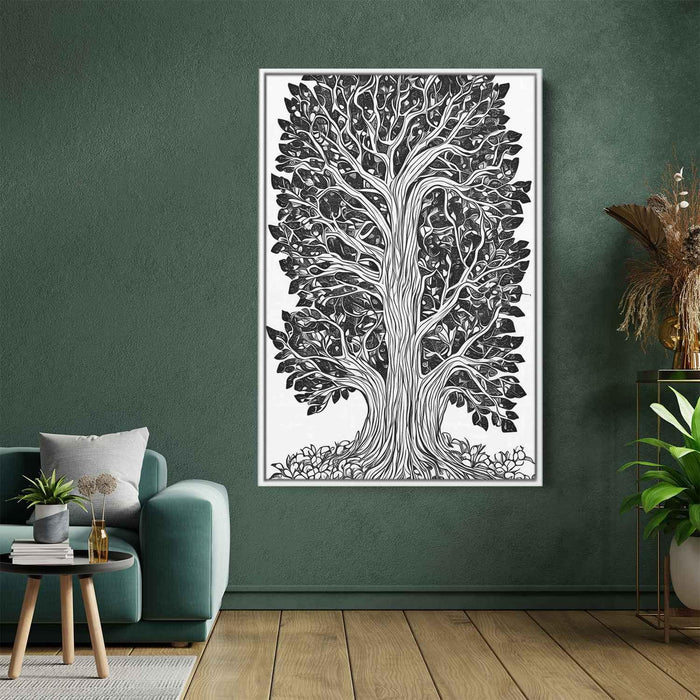 Line Art Tree #239 - Kanvah