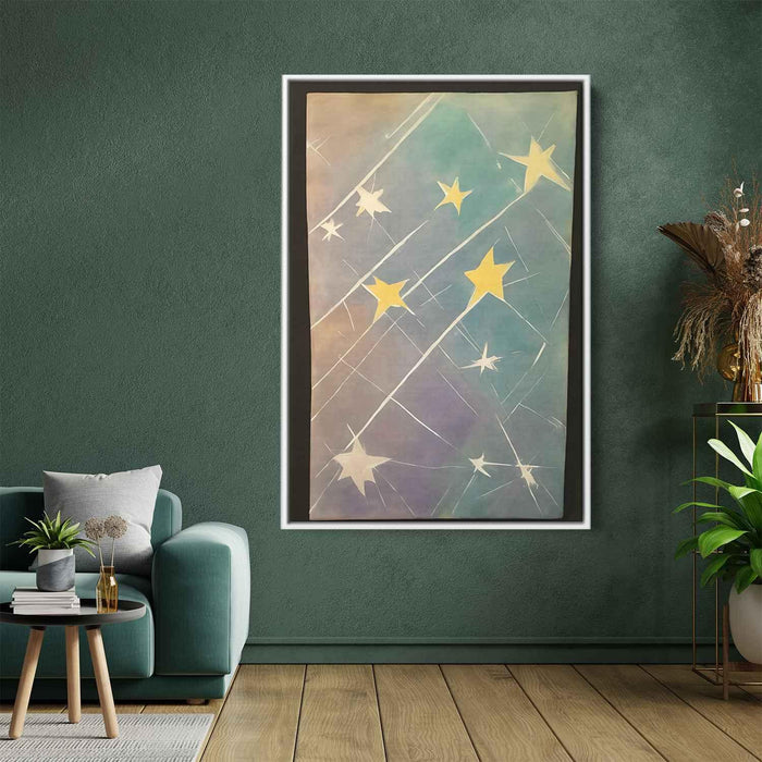 Pastel Bauhaus Stars #223 - Kanvah