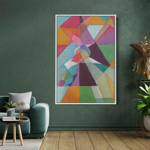 Pastel Bauhaus Triangles #207 - Kanvah