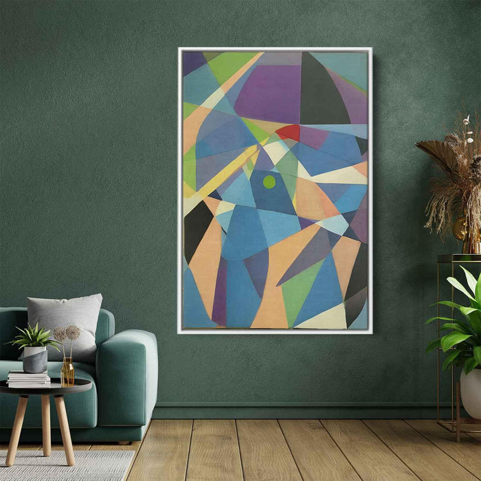 Pastel Bauhaus Triangles #209 - Kanvah