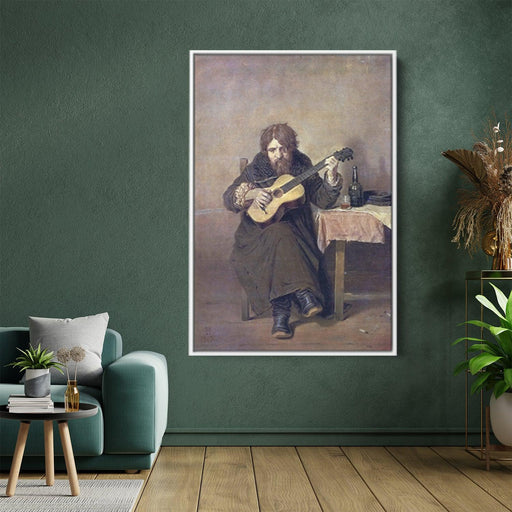 Solitary Guitarist by Vasily Perov - Canvas Artwork