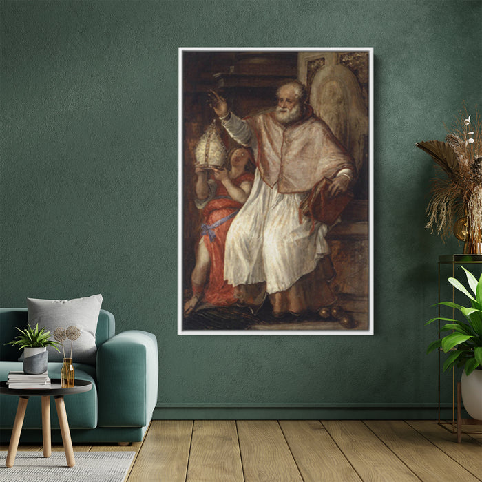 St Nicholas by Titian - Canvas Artwork