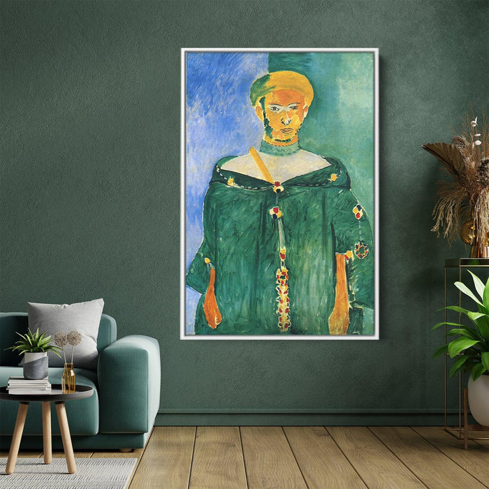 Standing Moroccan in Green (Standing Riffian) by Henri Matisse - Canvas Artwork