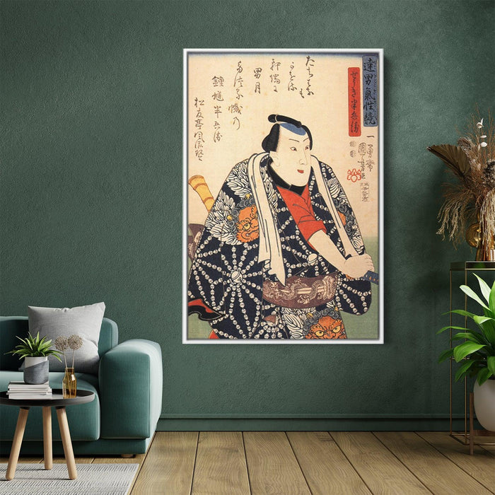 The actor by Utagawa Kuniyoshi - Canvas Artwork