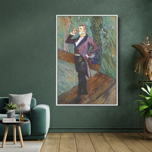 The actor Henry Samary by Henri de Toulouse-Lautrec - Canvas Artwork