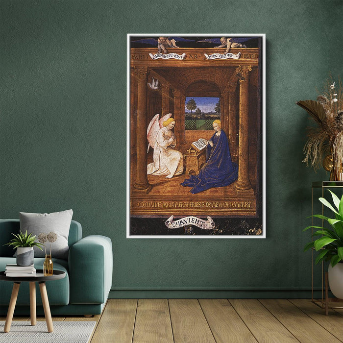 The Annunciation dove by Jean Fouquet - Canvas Artwork