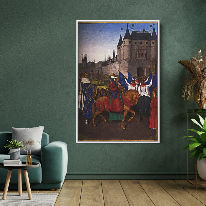 The Arrival of Charles V (1337-80) in Paris, 28th May 1364 by Jean Fouquet - Canvas Artwork