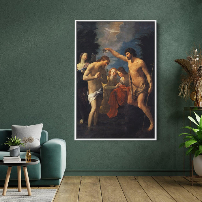 The Baptism of Christ by Guido Reni - Canvas Artwork