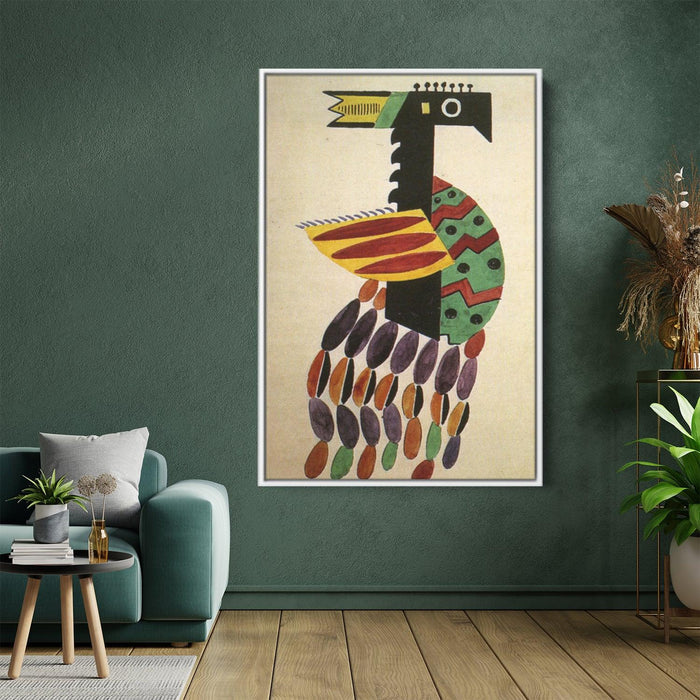 The Creation of the World Bird drawing of Costume by Fernand Leger - Canvas Artwork