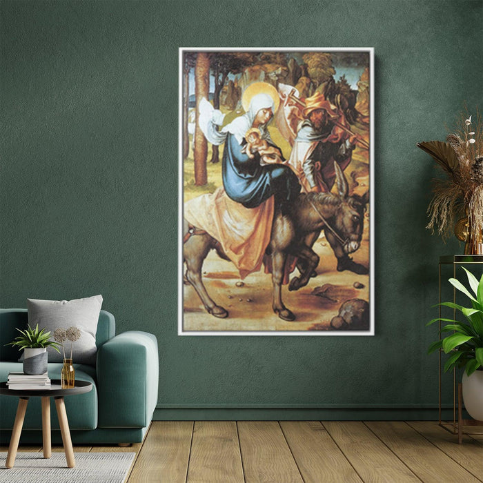 The flight to Egypt Softwood by Albrecht Durer - Canvas Artwork