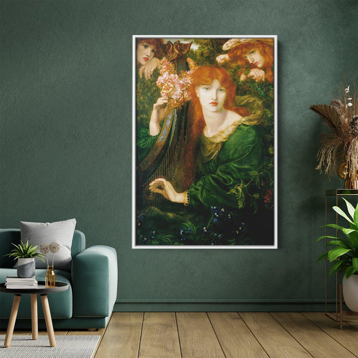 The Garland by Dante Gabriel Rossetti - Canvas Artwork