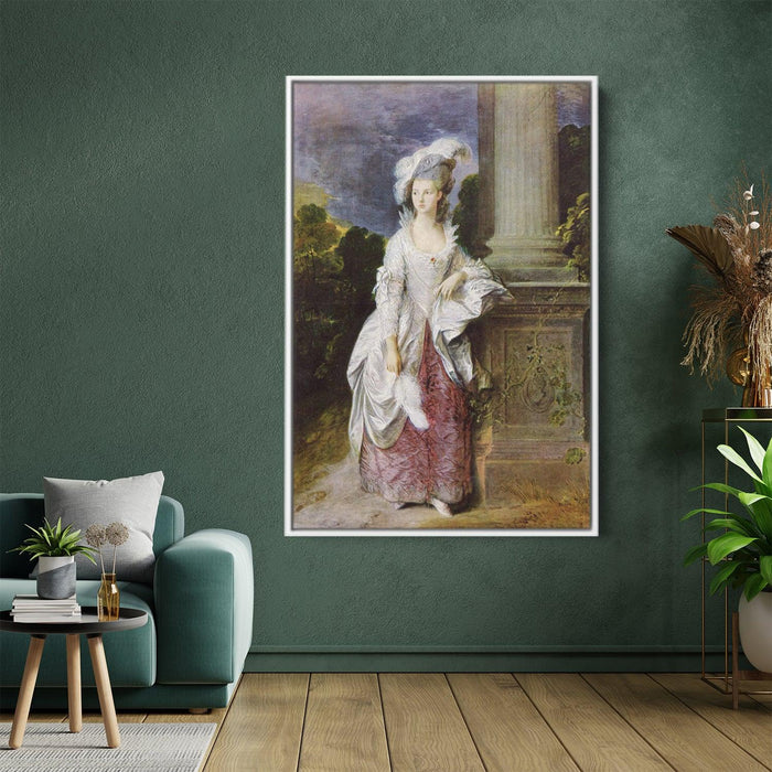 The Honorable Mrs. Graham by Thomas Gainsborough - Canvas Artwork