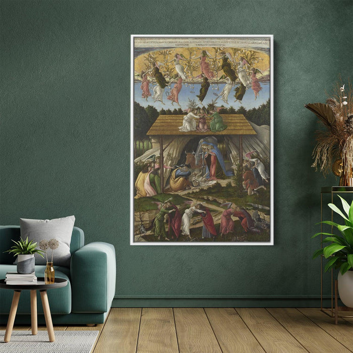 The Mystical Nativity by Sandro Botticelli - Canvas Artwork