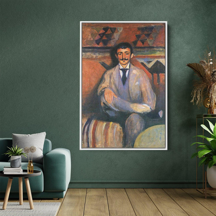 The Painter Jacob Bratland by Edvard Munch - Canvas Artwork