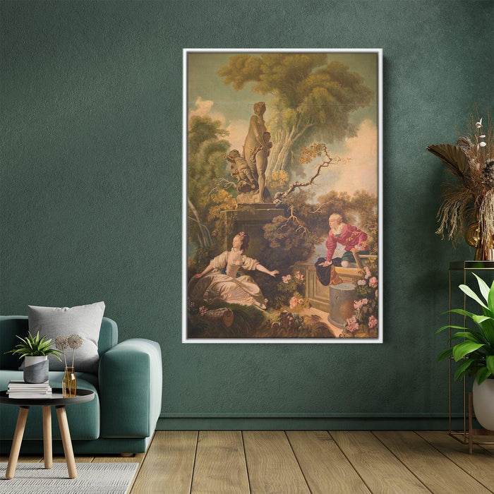 The Progress of Love by Jean-Honore Fragonard - Canvas Artwork