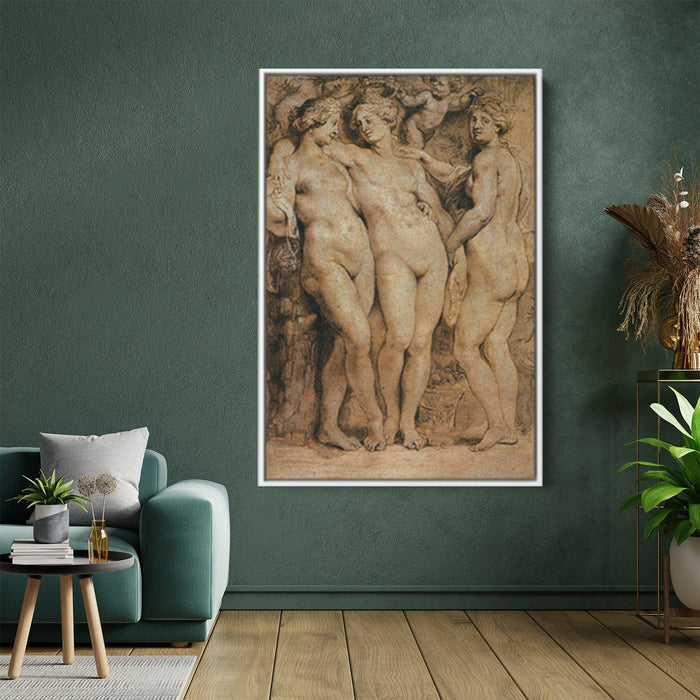 The Three Graces by Peter Paul Rubens - Canvas Artwork