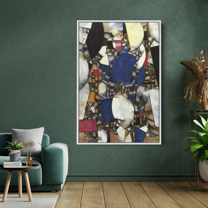 The Woman in Blue by Fernand Leger - Canvas Artwork