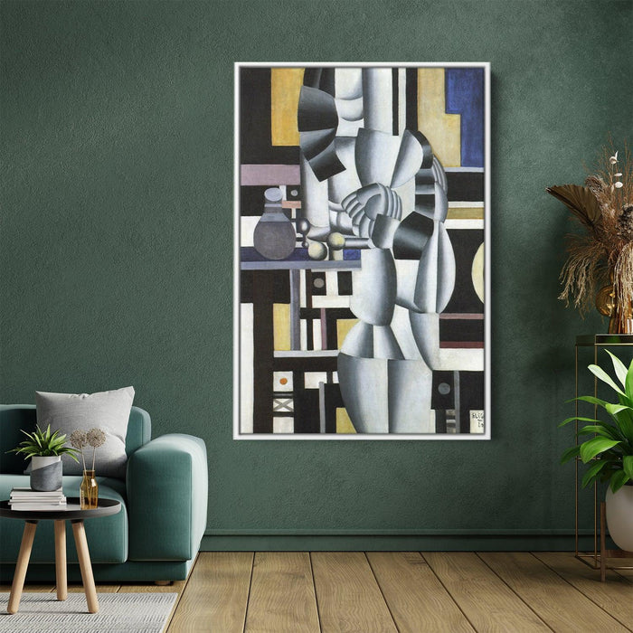 Two women with the toilet, final state by Fernand Leger - Canvas Artwork