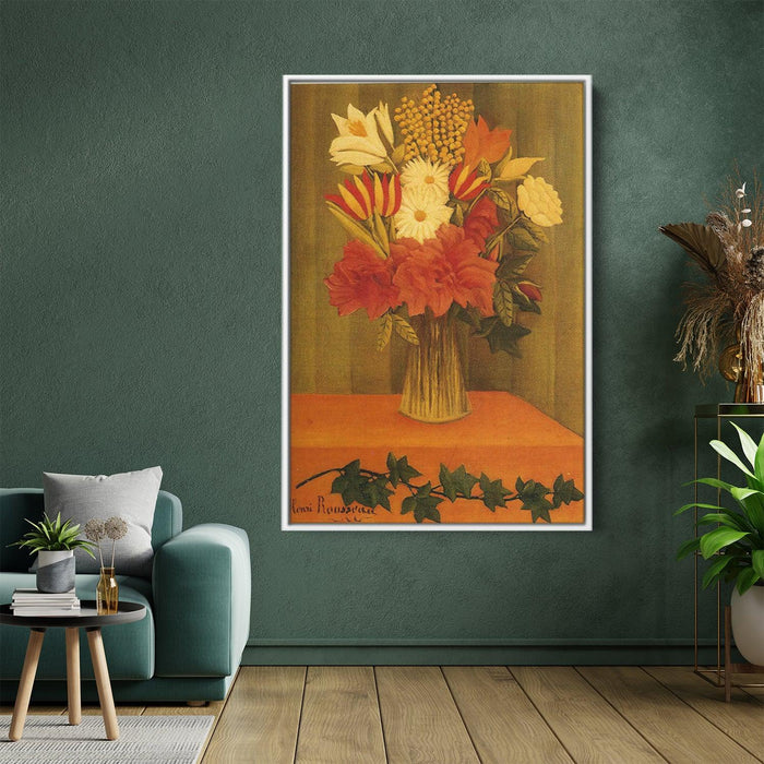 Vase of Flowers by Henri Rousseau - Canvas Artwork