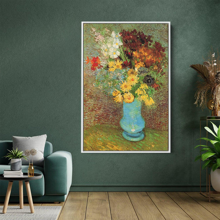 Vase with Daisies and Anemones by Vincent van Gogh - Canvas Artwork