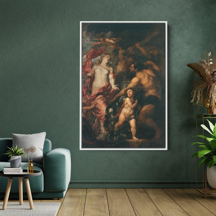 Venus asking Vulcan for the Armour of Aeneas by Anthony van Dyck - Canvas Artwork