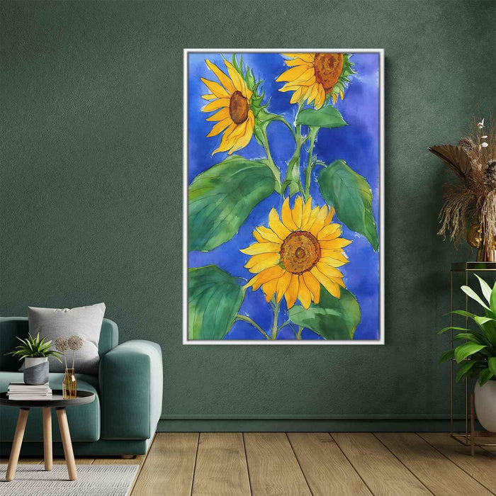 Watercolor Sunflower #202 - Kanvah