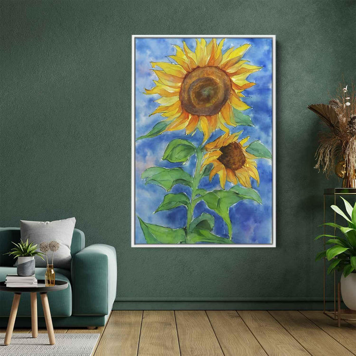 Watercolor Sunflower #207 - Kanvah