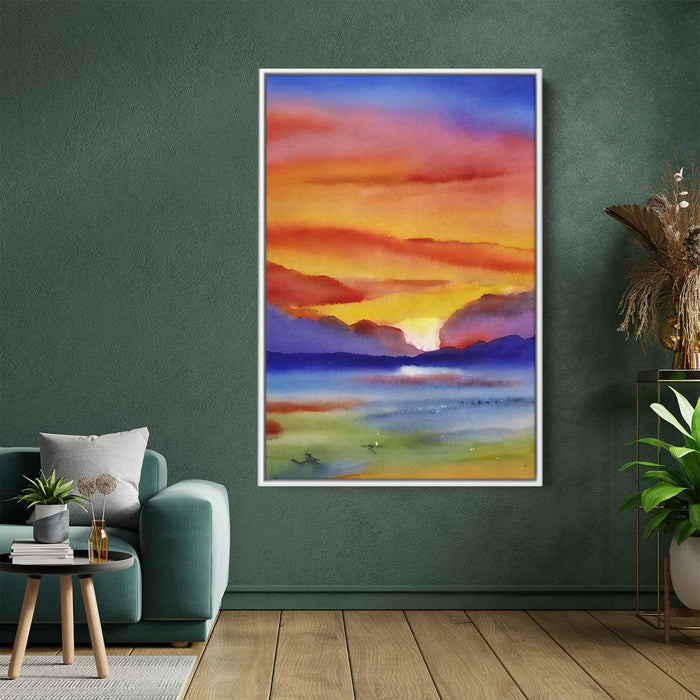 Watercolor Sunset #205 - Kanvah