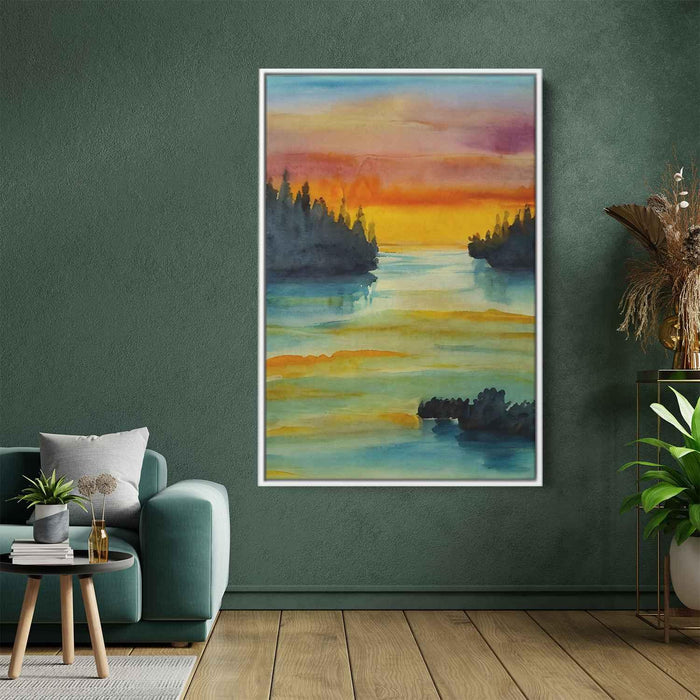 Watercolor Sunset #223 - Kanvah