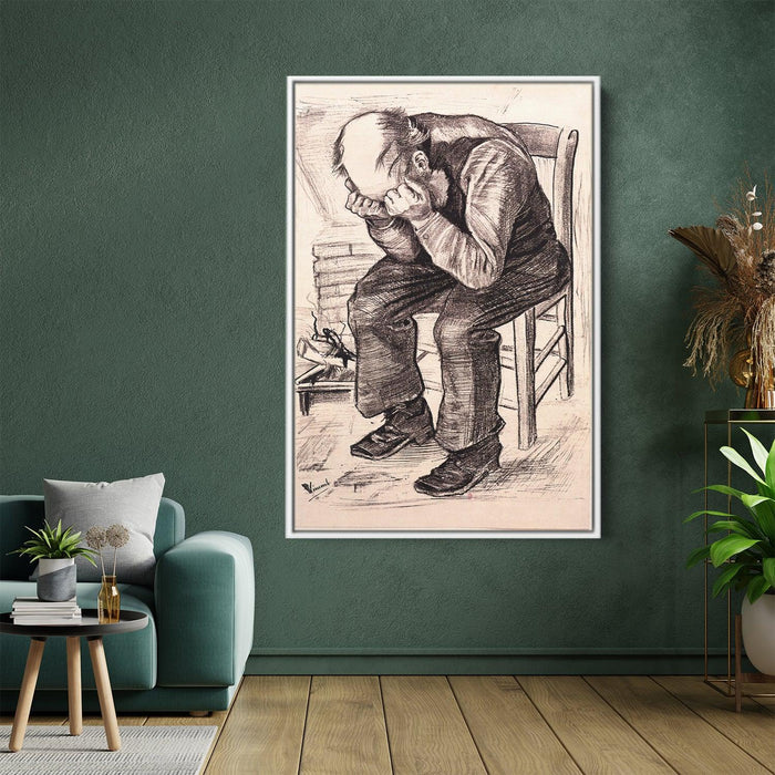 At Eternity's Gate (Worn Out")" by Vincent van Gogh - Canvas Artwork