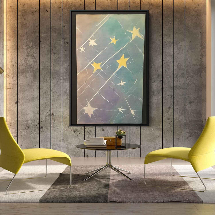 Pastel Bauhaus Stars #223 - Kanvah