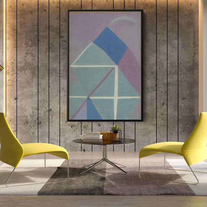 Pastel Bauhaus Triangles #233 - Kanvah