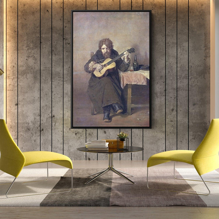 Solitary Guitarist by Vasily Perov - Canvas Artwork