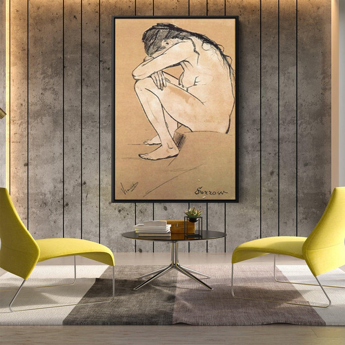 Sorrow by Vincent van Gogh - Canvas Artwork