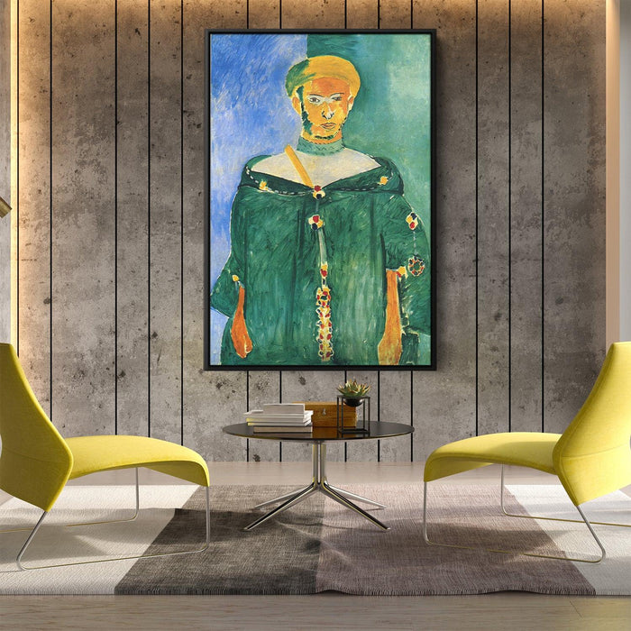 Standing Moroccan in Green (Standing Riffian) by Henri Matisse - Canvas Artwork