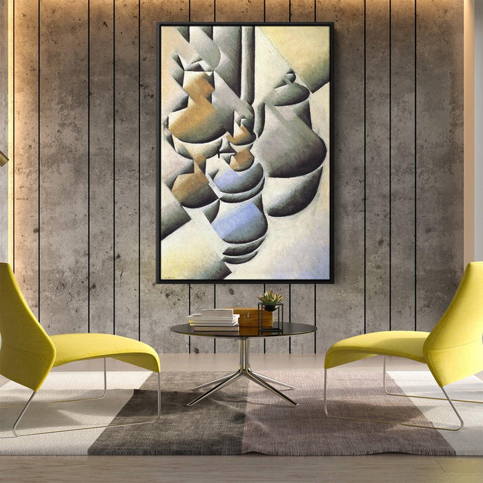 Still Life with Oil Lamp by Juan Gris - Canvas Artwork