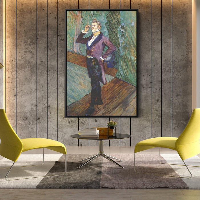 The actor Henry Samary by Henri de Toulouse-Lautrec - Canvas Artwork