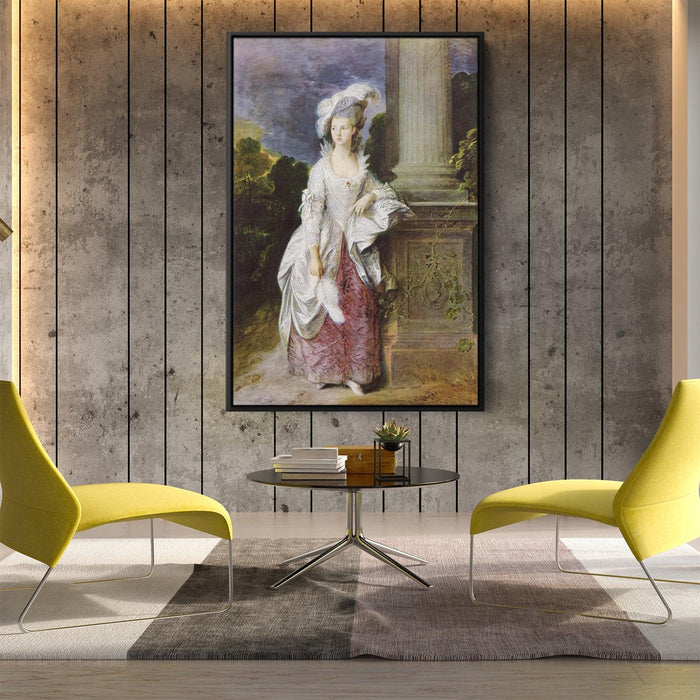 The Honorable Mrs. Graham by Thomas Gainsborough - Canvas Artwork