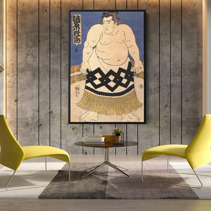 The sumo wrestler by Utagawa Kuniyoshi - Canvas Artwork