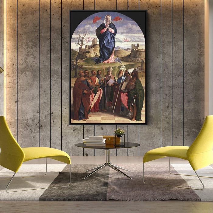 Virgin in Glory with Saints by Giovanni Bellini - Canvas Artwork