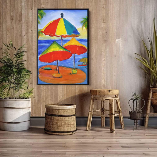Abstract Beach Umbrellas #233 - Kanvah