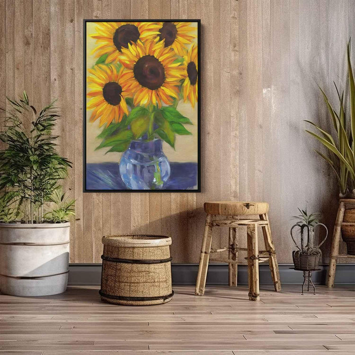 Line Art Sunflower #213 - Kanvah