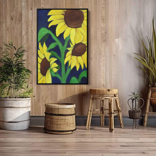 Line Art Sunflower #220 - Kanvah